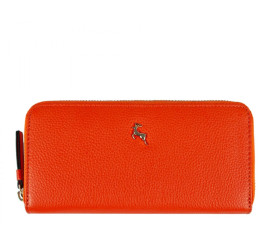 Женский кожаный оранжевый кошелек Ashwood J51 (Великобритания)