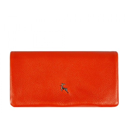 Женский оранжевый кожаный кошелек Ashwood J56