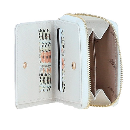 Женский кожаный кошелек Ashwood белый Y50 WHITE – Фото 2