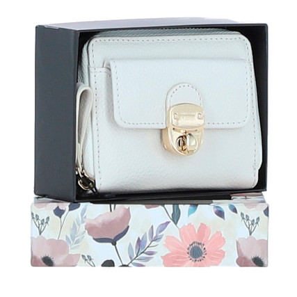 Женский кожаный кошелек Ashwood белый Y50 WHITE – Фото 4