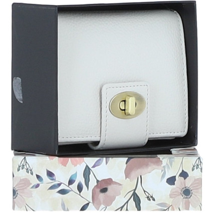 Женский кожаный кошелек Ashwood белый Y60 WHITE – Фото 3