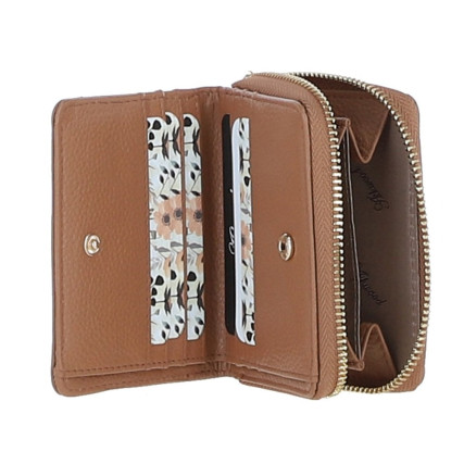 Женский кожаный кошелек Ashwood коричневый Y50 BUTTERSCOTCH – Фото 3