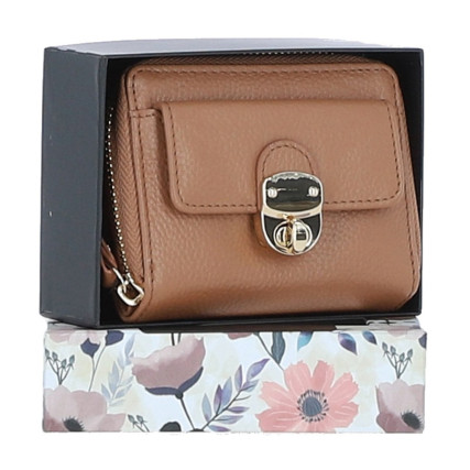 Женский кожаный кошелек Ashwood коричневый Y50 BUTTERSCOTCH – Фото 4