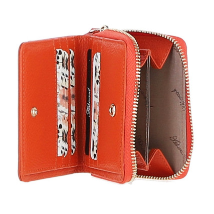 Женский кожаный кошелек Ashwood оранжевый Y50 ORANGE – Фото 3