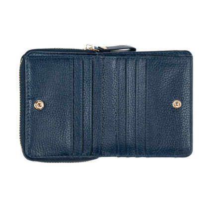 Женский кожаный кошелек Ashwood синий Y50 NAVY – Фото 3