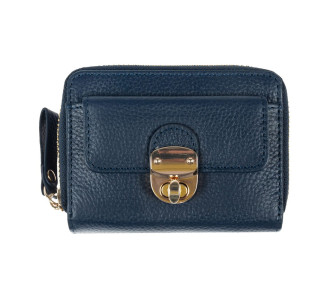 Женский кожаный кошелек Ashwood синий Y50 NAVY