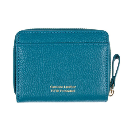 Женский кожаный кошелек Ashwood синий Y50 TURQ – Фото 2