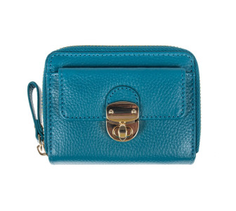 Женский кожаный кошелек Ashwood синий Y50 TURQ Женский кожаный кошелек Ashwood синий Y50 TURQ