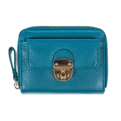 Женский кожаный кошелек Ashwood синий Y50 TURQ – Фото 1
