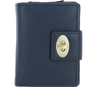 Женский кожаный кошелек Ashwood синий Y60 NAVY
