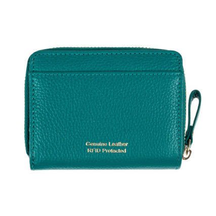 Женский кожаный кошелек Ashwood зеленый Y50 GREEN – Фото 2