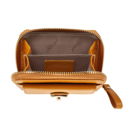 Женский кожаный кошелек Ashwood желтый Y50 MUSTARD – Фото 5