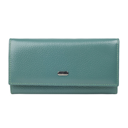 Женский кожаный кошелек Canpellini бирюзовый 2036-476 – Фото 1