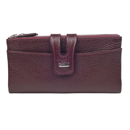 Женский кожаный кошелек Canpellini бордовый 2021-72 – Фото 1