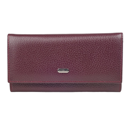 Женский кожаный кошелек Canpellini бордовый 2036-72 – Фото 1