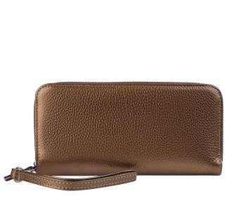 Женский кожаный кошелек Canpellini бронзовый 706-231