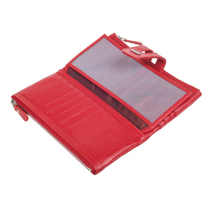 Женский кожаный кошелек Canpellini красный 2021-172 – Фото 4