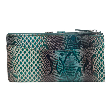 Женский кожаный кошелек Canpellini светло-зеленый 2021-467 лак – Фото 2