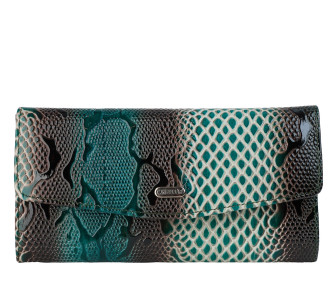 Женский кожаный кошелек Canpellini светло-зеленый 2029-467 лак Женский кожаный кошелек Canpellini светло-зеленый 2029-467 лак