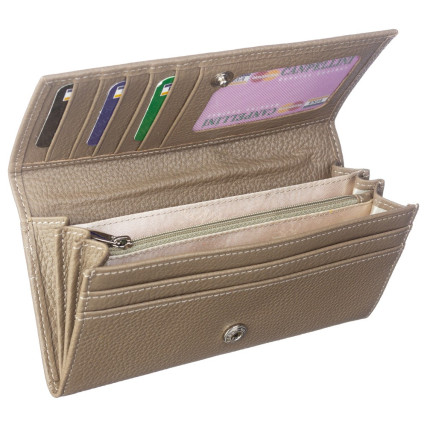 Женский кожаный кошелек Canpellini тауп 2037-45 – Фото 4