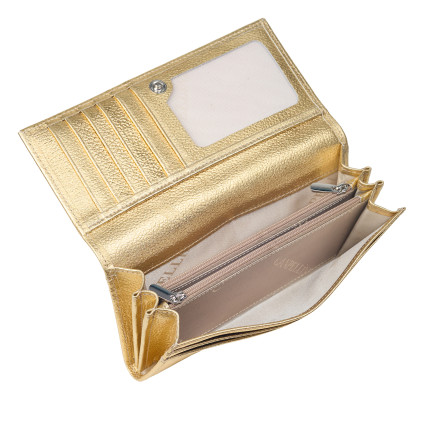 Женский кожаный кошелек Canpellini золото 2036-497 – Фото 3