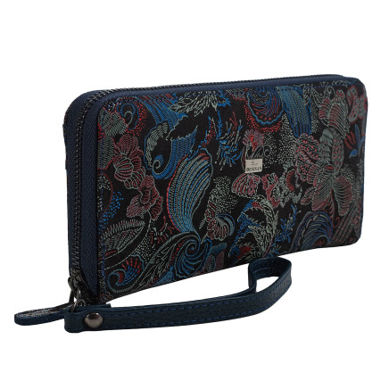 Женский кожаный кошелек Desisan 09-962 цветы – Фото 2