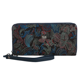 Женский кожаный кошелек Desisan 09-962 цветы