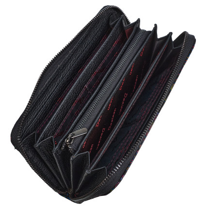 Женский кожаный кошелек Desisan 09-995 цветы – Фото 4