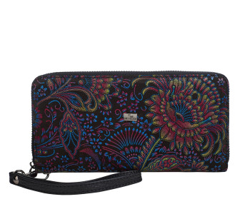 Женский кожаный кошелек Desisan 09-995 цветы