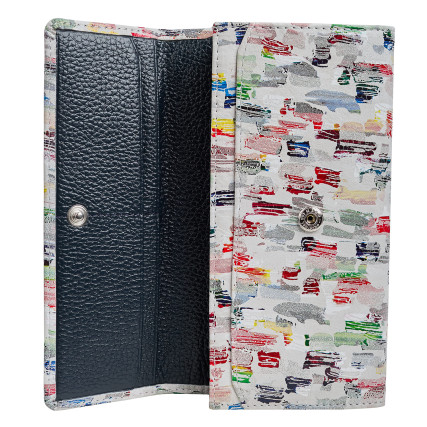 Женский кожаный кошелек Desisan 150-747 яркие краски – Фото 3