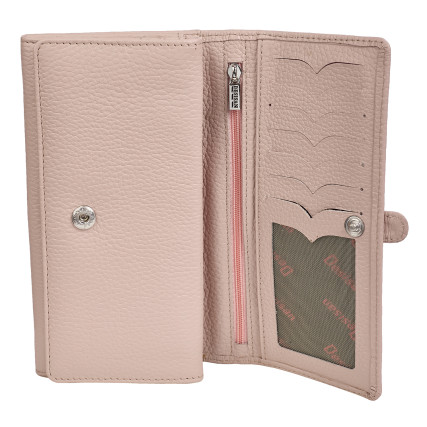 Женский кожаный кошелек Desisan 182-606 пудра – Фото 3