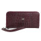 Женский кожаный кошелек Desisan бордо 09-3039 кроко