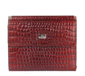 Женский кожаный кошелек Desisan бордо 105-626 кроко лак