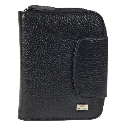 Женский кожаный кошелек Desisan черный 903-01