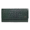Женский кожаный кошелек Desisan зеленый 150-625 кроко
