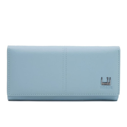 Женский кожаный кошелек Horse Imperial голубой K1a0001bl-blue – Фото 1