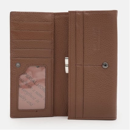 Женский кожаный кошелек Horse Imperial коричневый K1a0001capp-brown – Фото 4