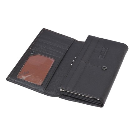 Женский кожаный кошелек Horse Imperial шоколадный K1a0001-brown – Фото 7
