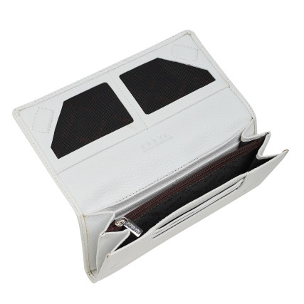 Женский кожаный кошелек KARYA белый 2016-09 – Фото 4
