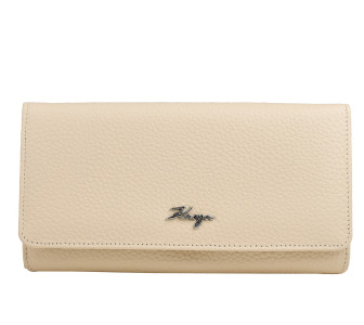 Женский кожаный кошелек KARYA бежевый 1213-13 Женский кожаный кошелек KARYA бежевый 1213-13