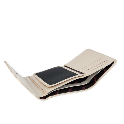 Женский кожаный кошелек KARYA бежевый 2006-13 – Фото 3