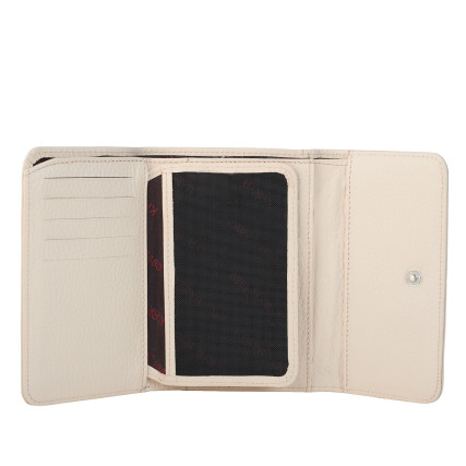 Женский кожаный кошелек KARYA бежевый 2006-13 – Фото 5