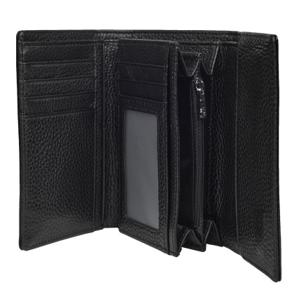 Женский кожаный кошелек Mike Browen черный MB1106black – Фото 2