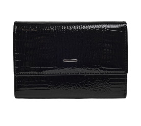 Женский кожаный кошелек Mike Browen черный MB1106black