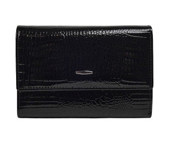 Женский кожаный кошелек Mike Browen черный MB1106black
