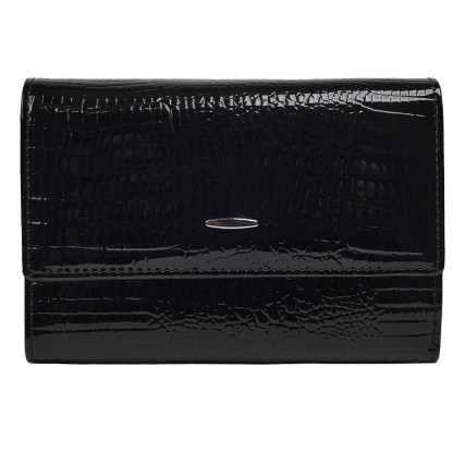 Женский кожаный кошелек Mike Browen черный MB1106black