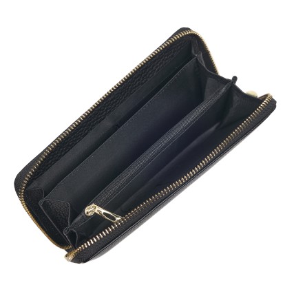 Женский кожаный кошелек Mike Browen черный MB5201black – Фото 4