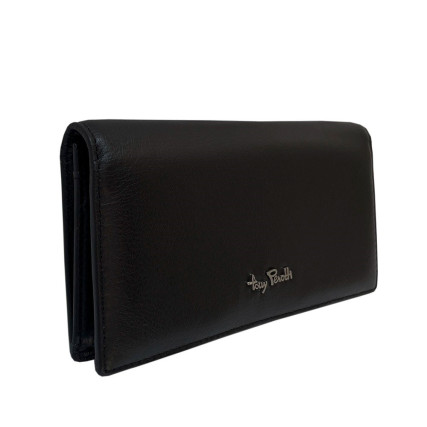 Женский кожаный кошелек TONY PEROTTI черный Contatto 2770+RFID nero – Фото 7