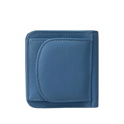 Женский кожаный кошелек TONY PEROTTI голубой Contatto 1858S-D+RFID baby – Фото 3