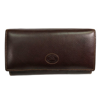 Женский кожаный кошелек TONY PEROTTI коричневый Italico 1911 moro Женский кожаный кошелек TONY PEROTTI коричневый Italico 1911 moro